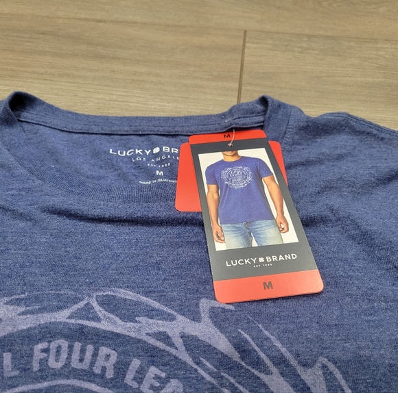 Lucky Brand Indigo Graphic Tee - Picture 6 of 6